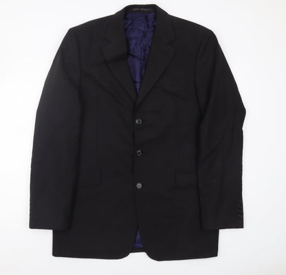 Mens UK Size 42 Daniel Hechter Regular Black Suit Jacket