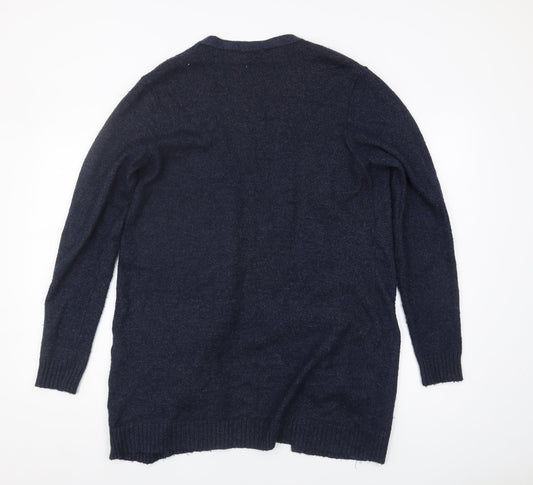 Womens UK Size L VILA Blue Cardigan Jumper