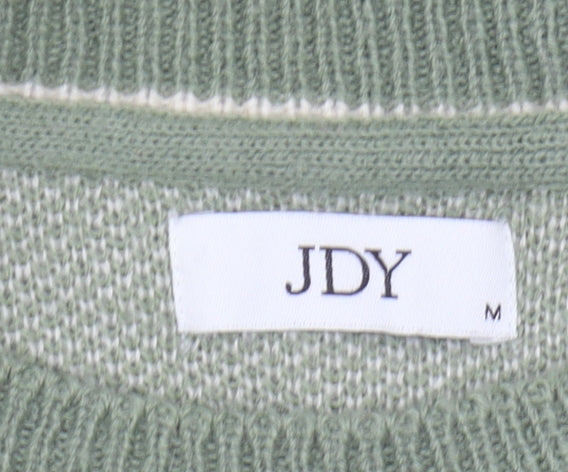 Womens UK Size M Jacqueline de Yong Green Pullover Jumper