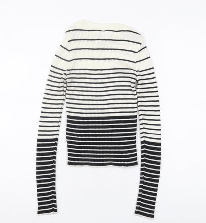 Womens UK Size XS Topshop Multicoloured Pullover Jumper