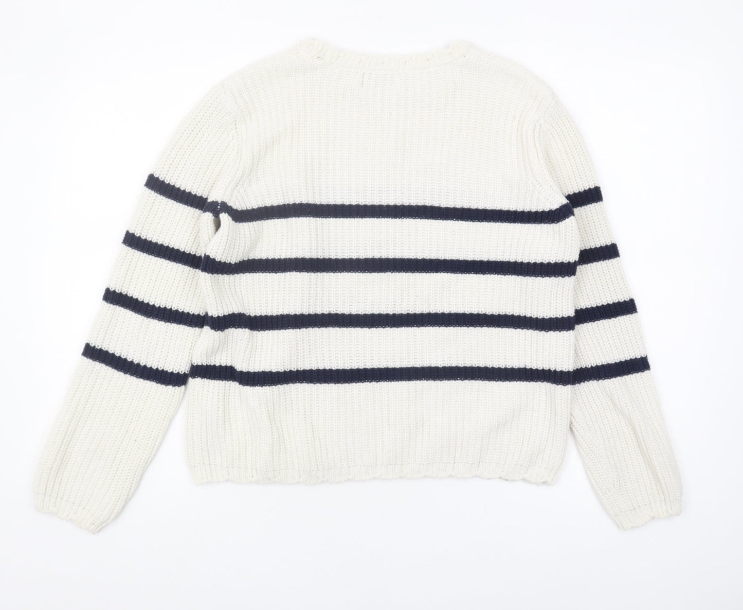 Womens UK Size XS Only White Pullover Jumper