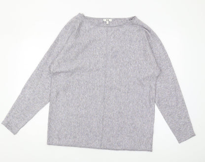 C&A Women's Grey Pullover Jumper - Size L