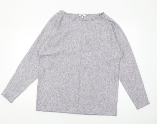 C&A Women's Grey Pullover Jumper - Size L