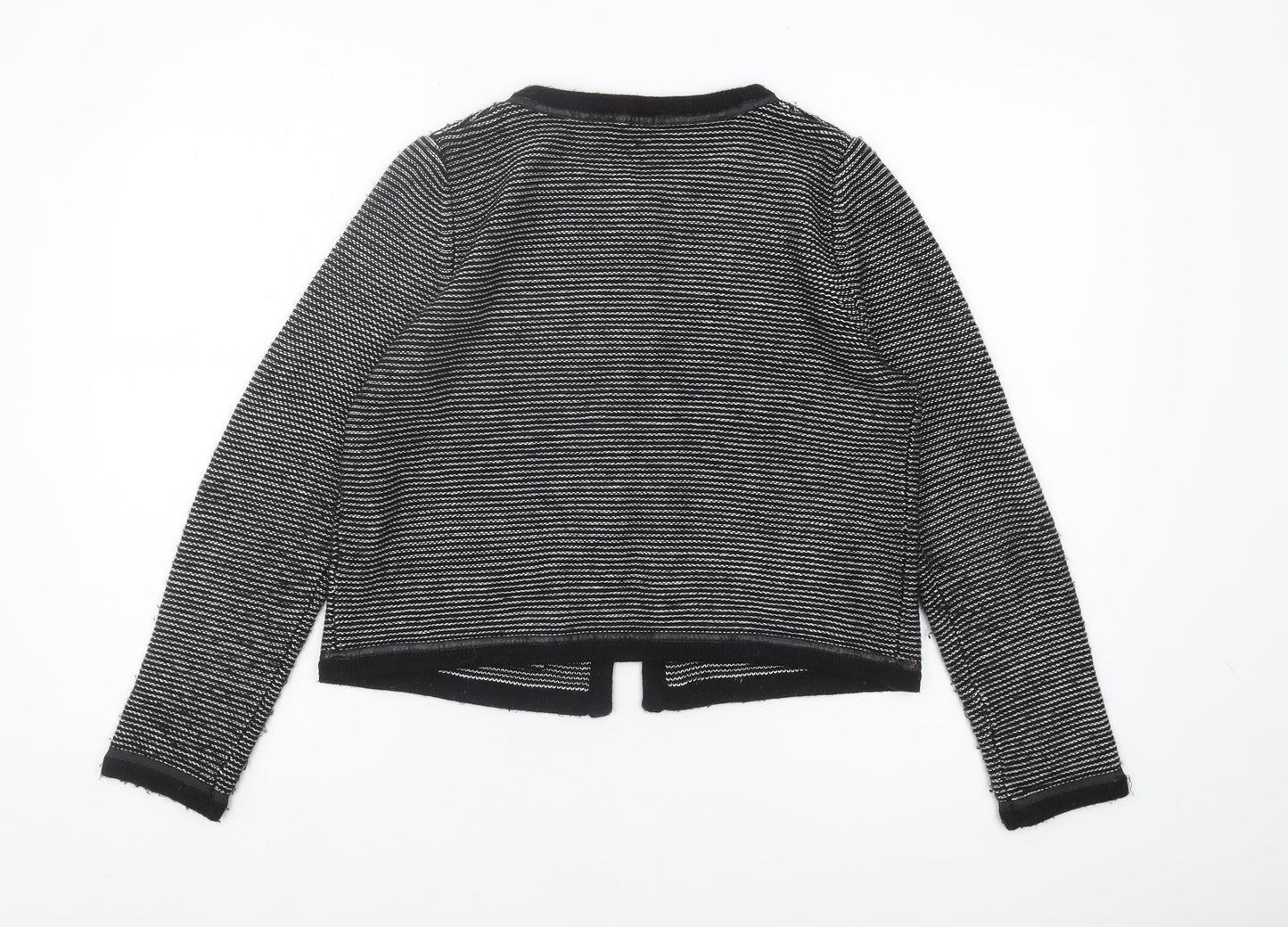 Womens UK Size 12 Topshop Black Cardigan Jumper