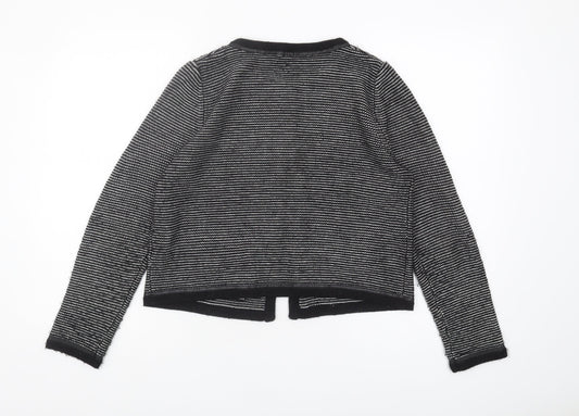 Womens UK Size 12 Topshop Black Cardigan Jumper