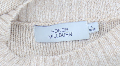 Honor Millburn Beige Women's Pullover Jumper, Size L
