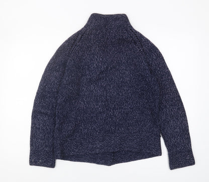 Laura Ashley Women's Blue Full Zip Jumper M