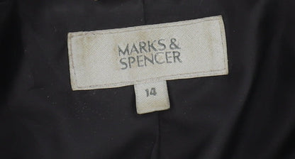 Marks and Spencer Women's Black Blazer Size 14