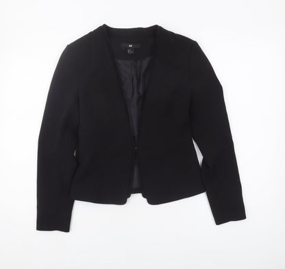H&M Women's Black Blazer, Size 8, Regular Fit