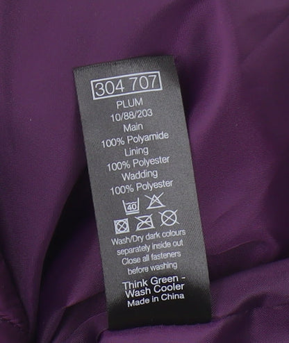 Womens UK Size 10 M&Co Purple