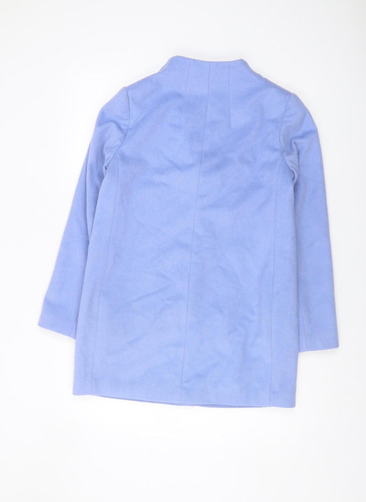 Jaeger Women's Blue Mid-Length Coat Size 8