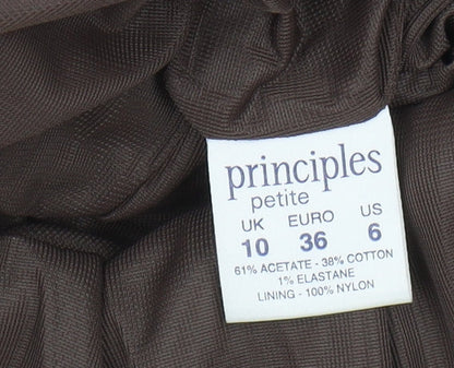 Principles Women's Brown Petite Suit Jacket Size 10