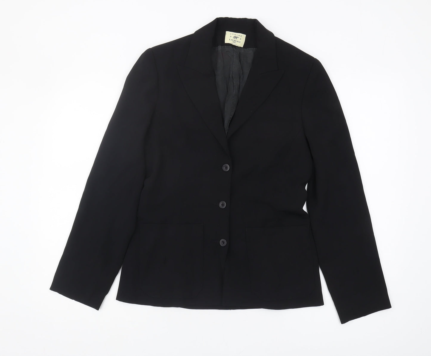 Ivoire de Laurence Women’s Black Blazer Size 10