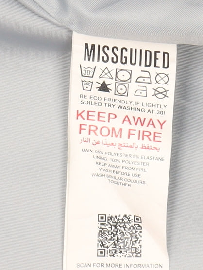 Missguided Women's Blue Blazer UK 10