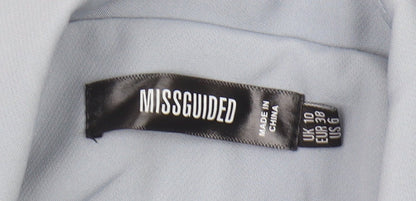 Missguided Women's Blue Blazer UK 10