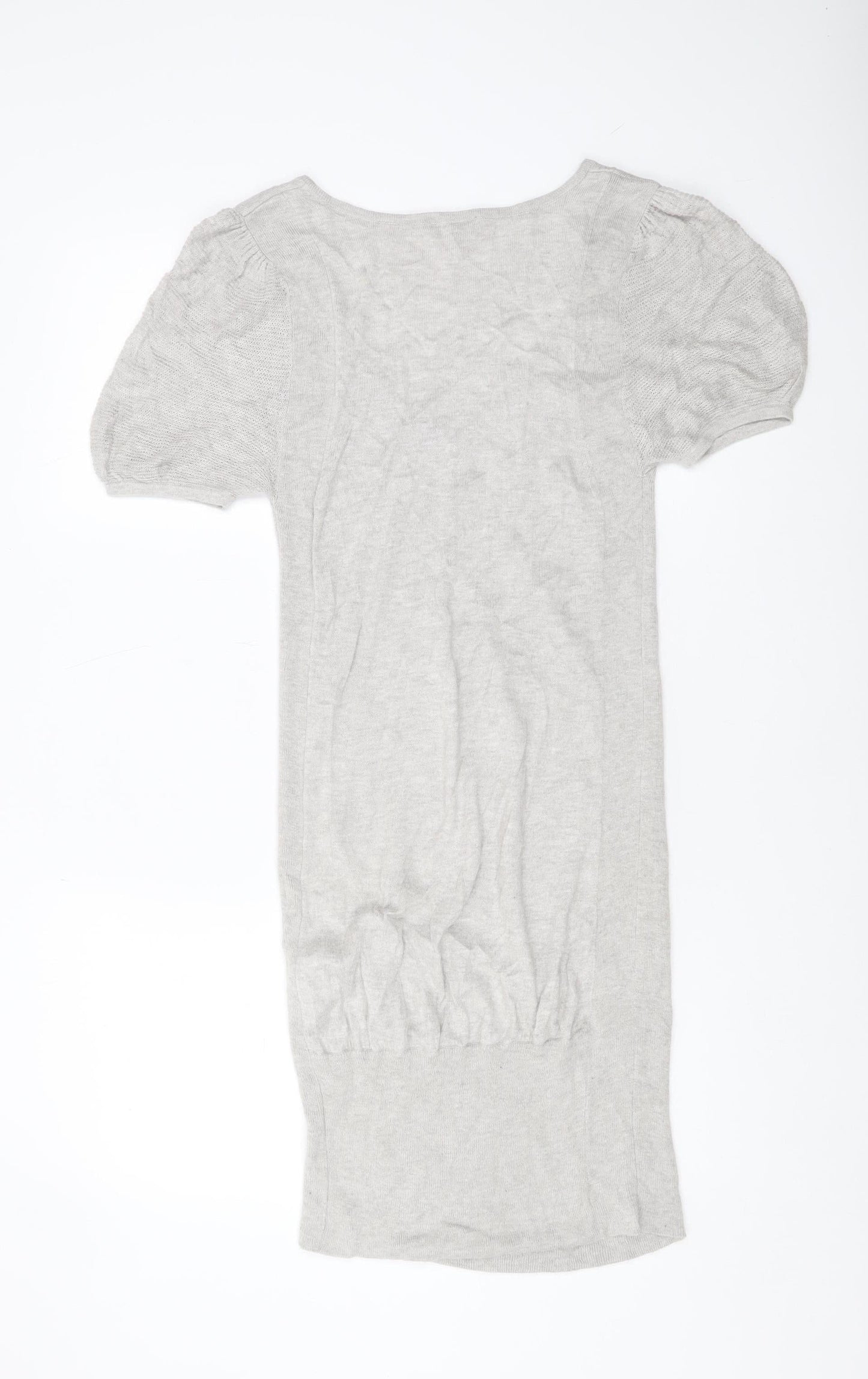 Womens UK Size 10 Ted Baker Grey Tunic Jumper