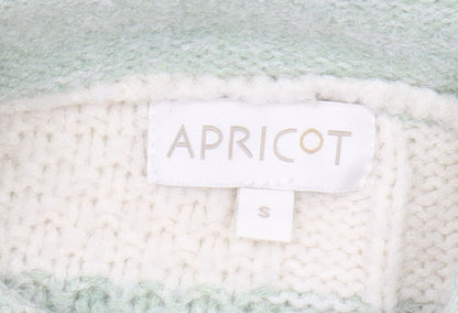 Apricot Women's Multicoloured Striped Pullover Jumper S