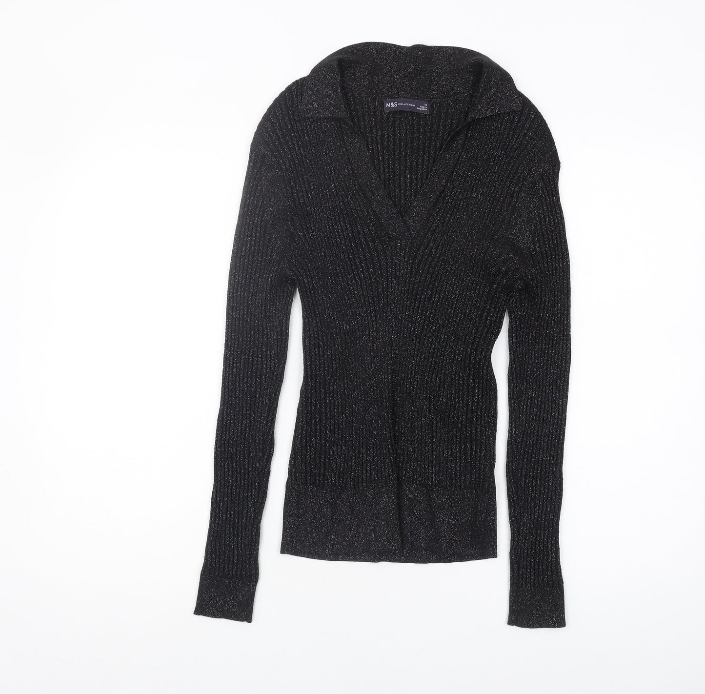 Womens UK Size 12 Marks and Spencer Black  Jumper