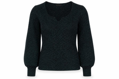 Womens UK Size 12 Et Vous Black Pullover Jumper