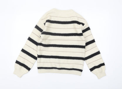 Womens UK Size XS Marks and Spencer Black Pullover Jumper