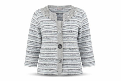 Womens UK Size L Marks and Spencer Grey Cardigan Jumper