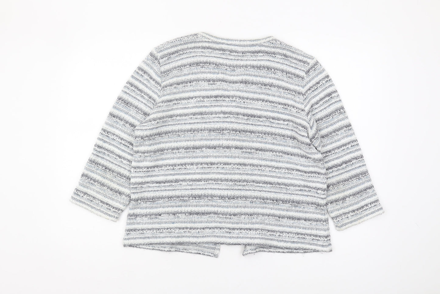 Womens UK Size L Marks and Spencer Grey Cardigan Jumper