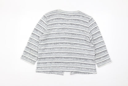 Womens UK Size L Marks and Spencer Grey Cardigan Jumper
