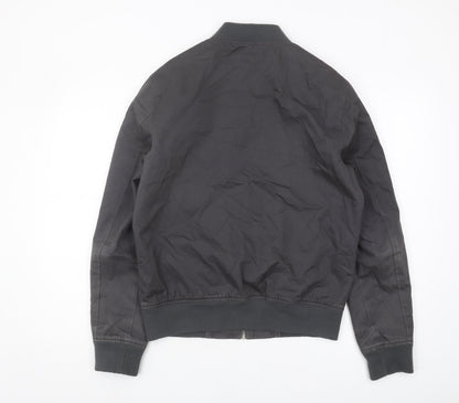 Mens UK Size S New Look Black Bomber Jacket