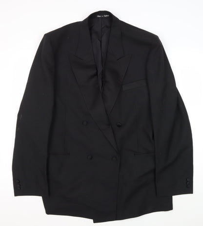 Mens UK Size 44 Chatsworth Regular Black Suit Tuxedo