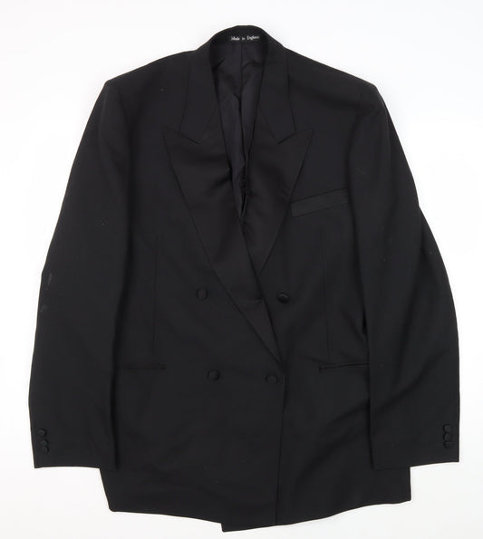 Mens UK Size 44 Chatsworth Regular Black Suit Tuxedo