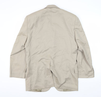 Mens UK Size 36 Pierre Cardin Regular Beige Suit Jacket
