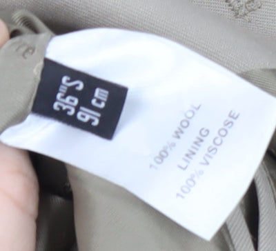 Mens UK Size 36 Pierre Cardin Regular Beige Suit Jacket