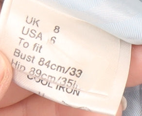 Jaeger Women's Blue Blazer UK 8, Business Single Breasted