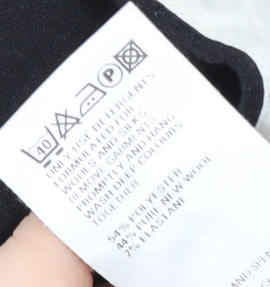 Marks and Spencer Black Men's Trousers, 34W, Formal