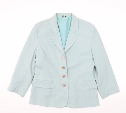 Klass Collection Women's Blue Size 12 Blazer