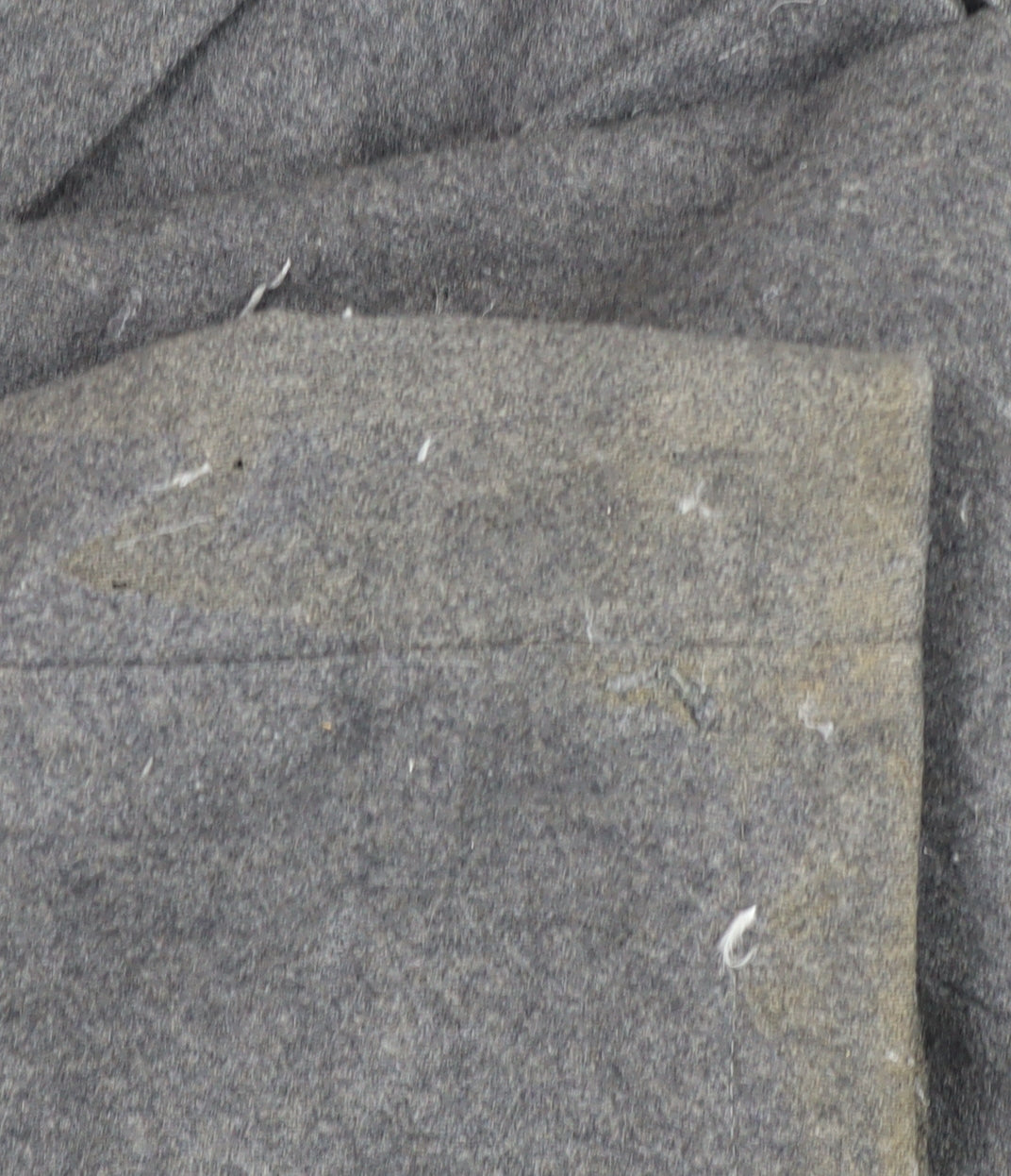 Mens UK Size S Topman Grey Pea Coat