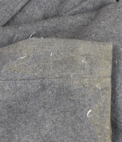 Mens UK Size S Topman Grey Pea Coat