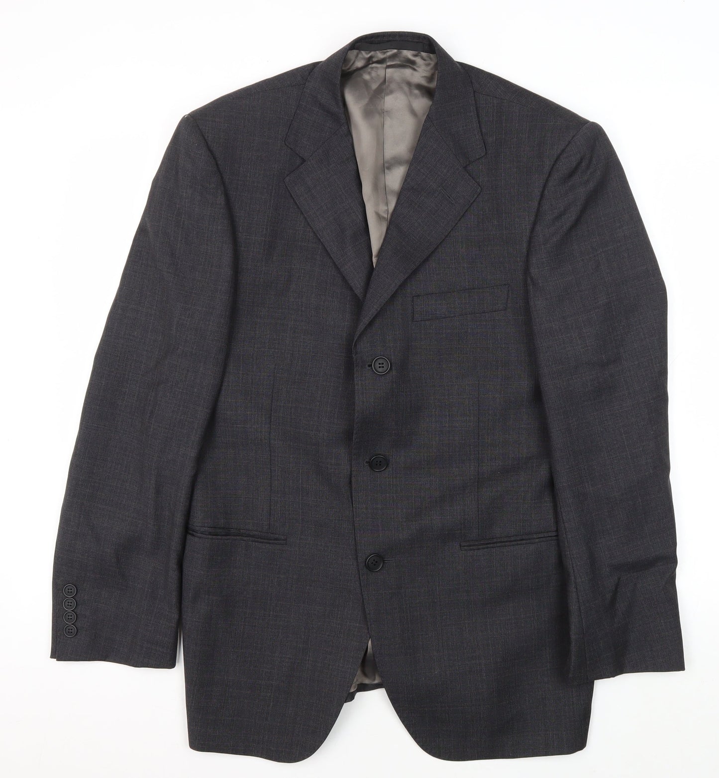 Mens UK Size 38 Marks and Spencer Regular Grey Suit Jacket