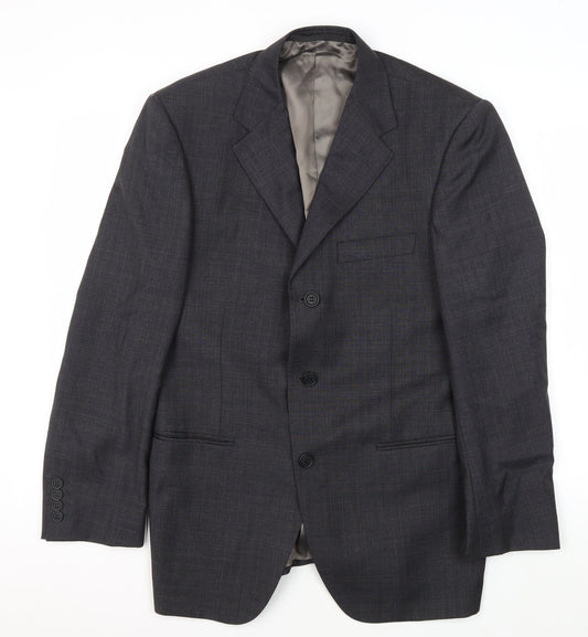 Mens UK Size 38 Marks and Spencer Regular Grey Suit Jacket