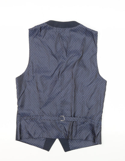 Mens UK Size 36 Skopes Regular Blue Suit Waistcoat