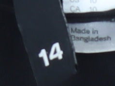 H&M Women's Black Blazer Size 14, Notch Lapel