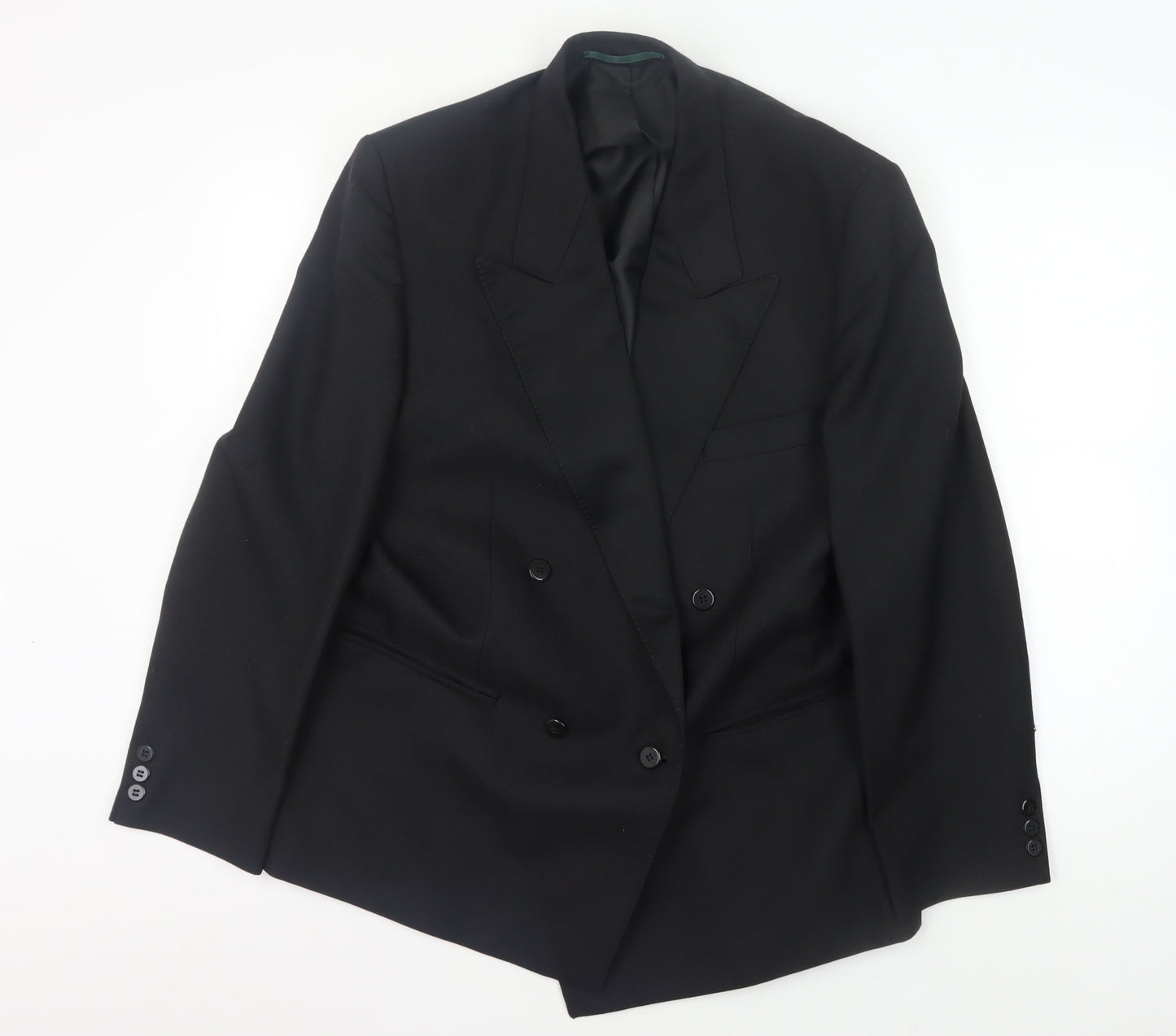 Mens UK Size 40 Dunn & Co Regular Black Suit Jacket