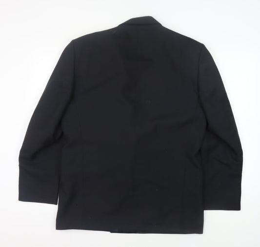 Mens UK Size 40 Dunn & Co Regular Black Suit Jacket