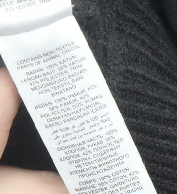 RJR John Rocha Men's L Black Full Zip Jumper