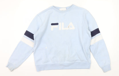 Fila Unisex Blue Pullover Sweatshirt Size 12