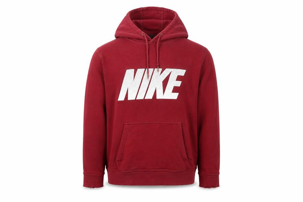Mens UK Size S Nike Red Pullover Hoodie