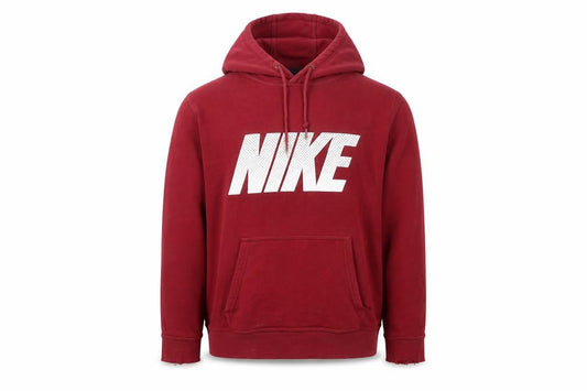 Mens UK Size S Nike Red Pullover Hoodie