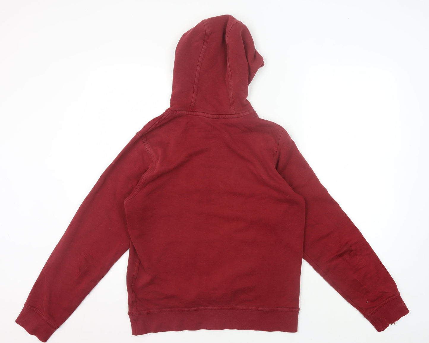 Mens UK Size S Nike Red Pullover Hoodie