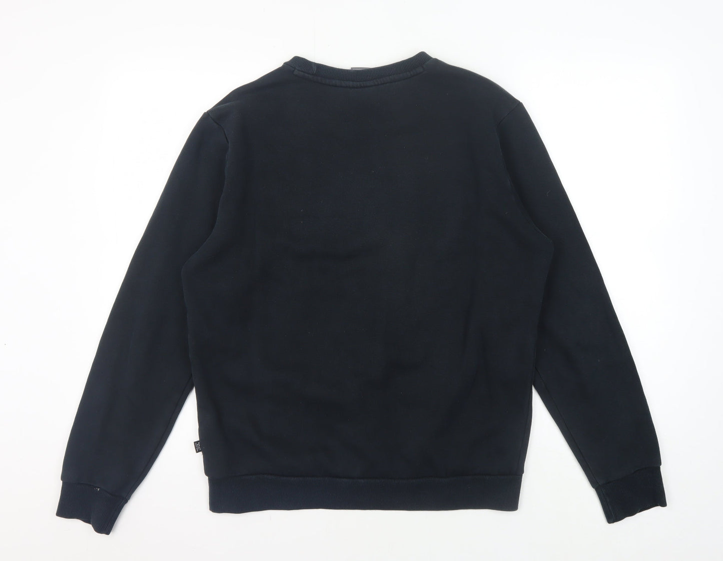 Mens UK Size S PUMA Black Pullover Sweatshirt