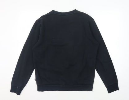 Mens UK Size S PUMA Black Pullover Sweatshirt